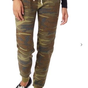 Alternative Apparel Camo Eco Fleece Jogger Pants